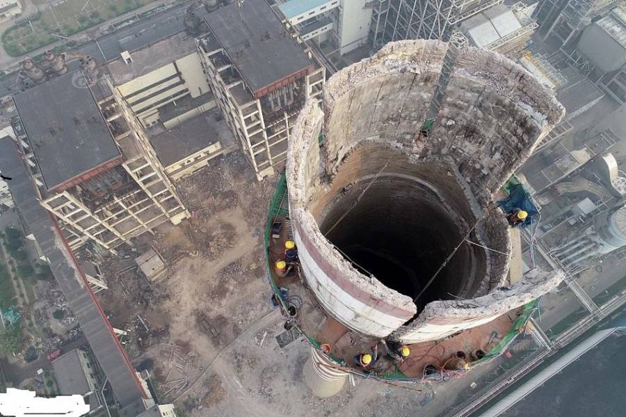貴州煙囪拆除工藝過程中的技術(shù)性