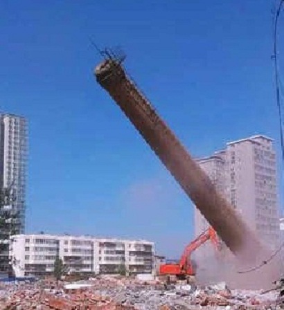 長沙煙囪拆除 煙囪爆破