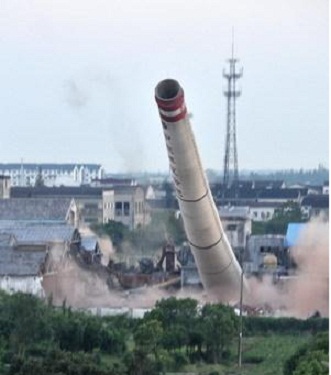 長沙高空拆除-煙囪爆破拆除新聞