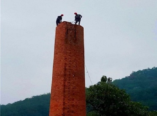 高平常寧煙囪拆除