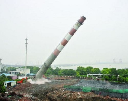 醴陵煙囪爆破-煙囪爆破拆除施工流程方案