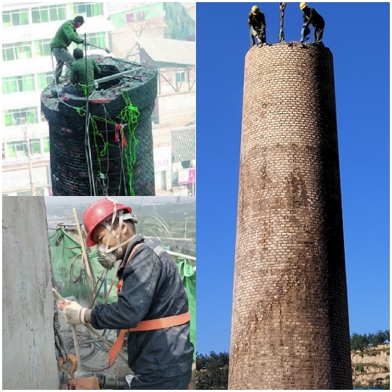 重慶煙囪拆除公司：優(yōu)化拆除方案，提高拆除效率