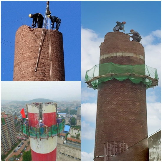 河北煙囪拆除公司:注重安全,保障作業(yè)人員安全
